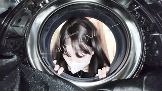 【69堂免费视频】爱玩熊熊_大长腿黑丝学姐被蓄谋已久的学弟按倒洗衣机内操，表面高冷插入就老实了